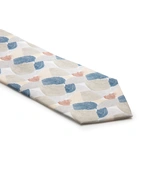 Slips Siden Tryckt Mönster Beige Flerfärgad One Size