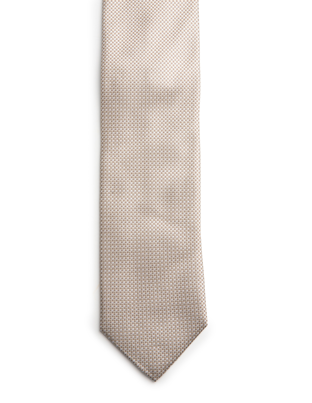 Slips Siden Vävd Beige One Size