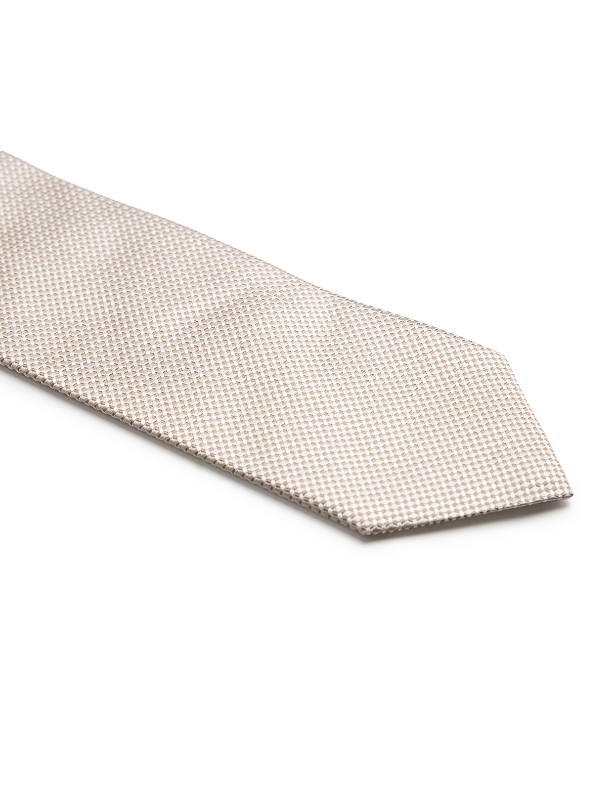 Slips Siden Vävd Beige One Size