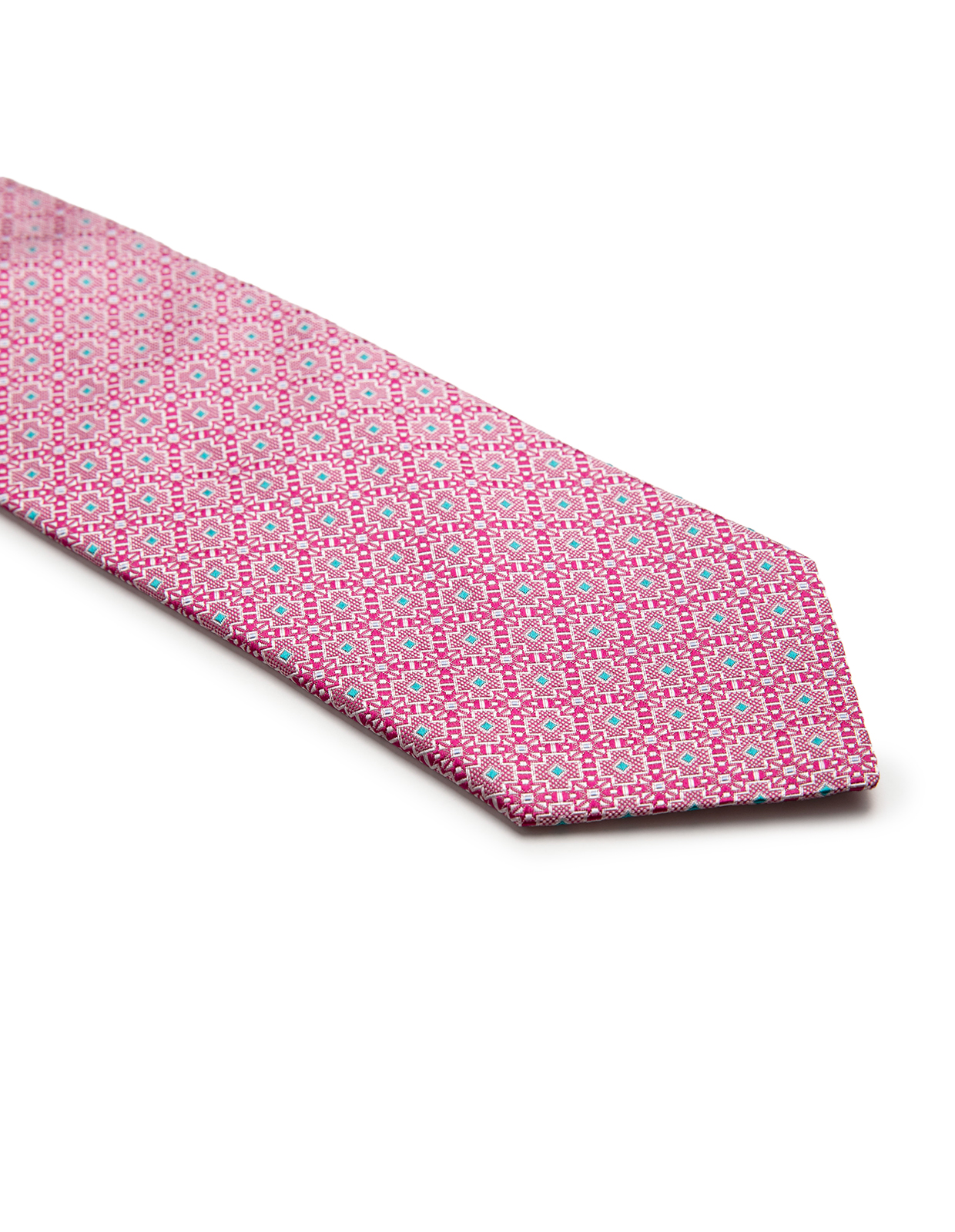 Slips Siden Vävd Röd One Size