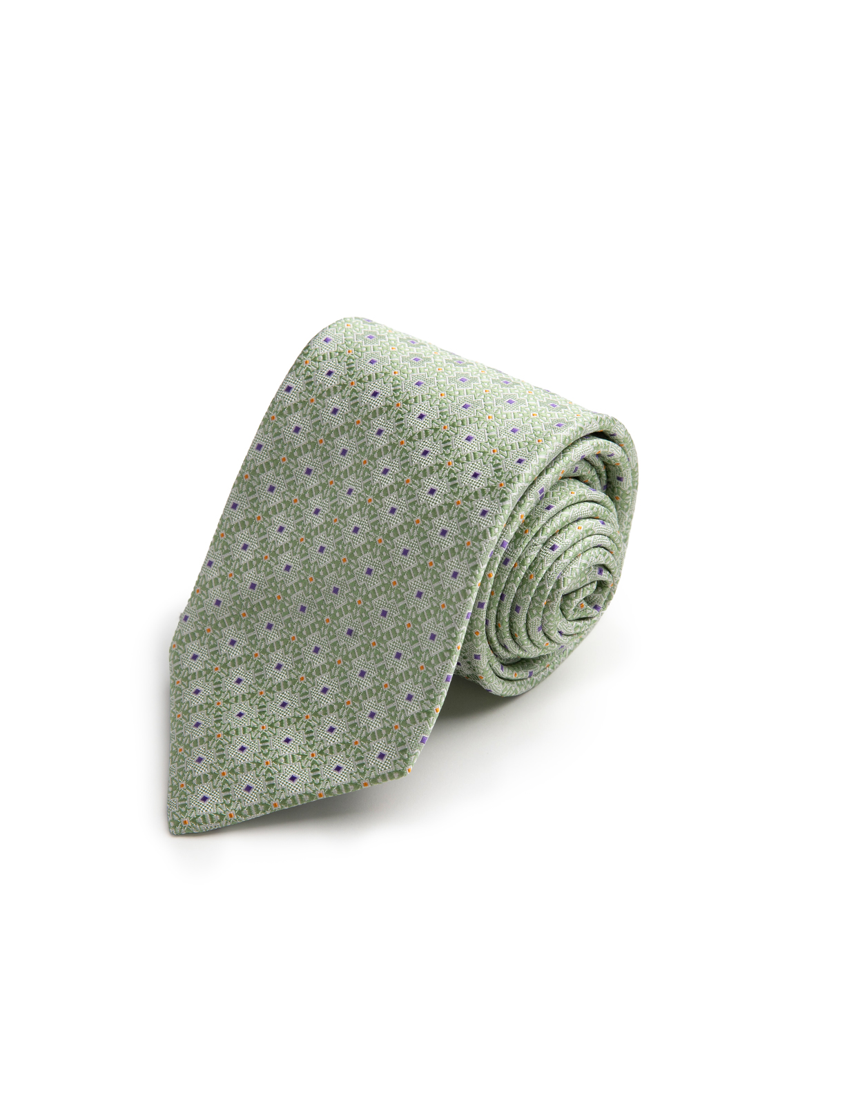 Slips Siden Vävd Ljusgrön One Size