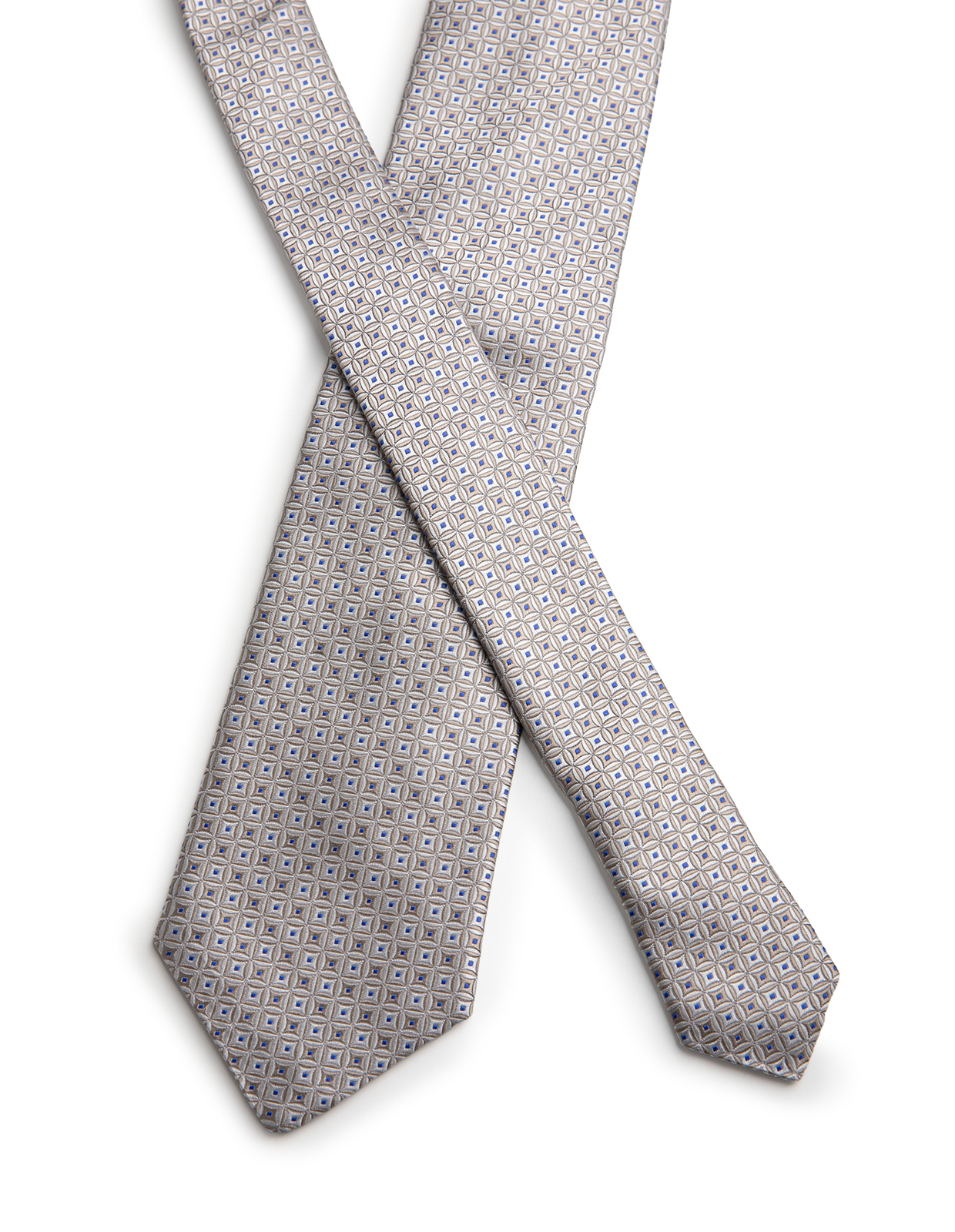 Slips Siden Vävd Gråbeige