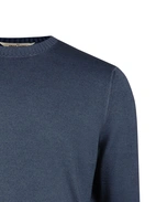 Tröja Rundhals Vintage S Merino Blå