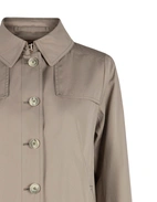 Trenchcoat A-linjeformad Mörkbeige