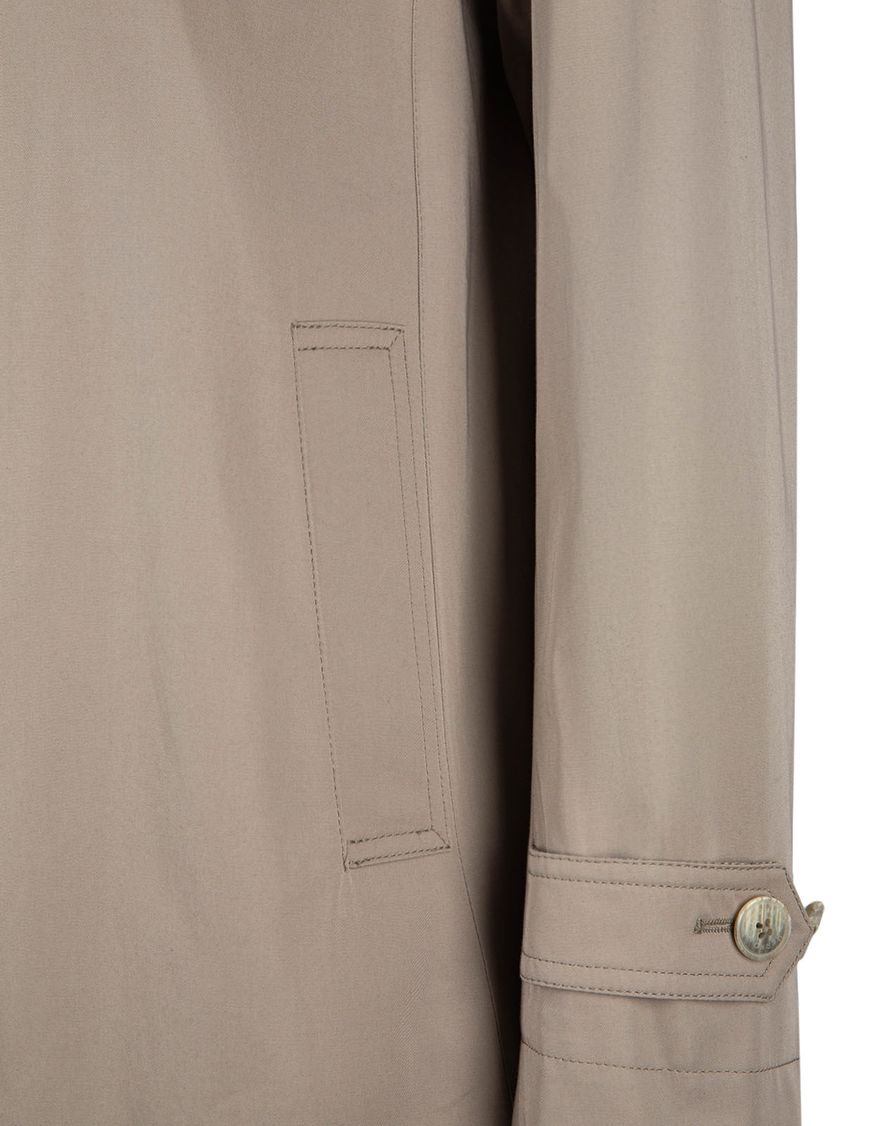 Trenchcoat A-linjeformad Mörkbeige