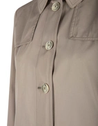 Trenchcoat A-linjeformad Mörkbeige