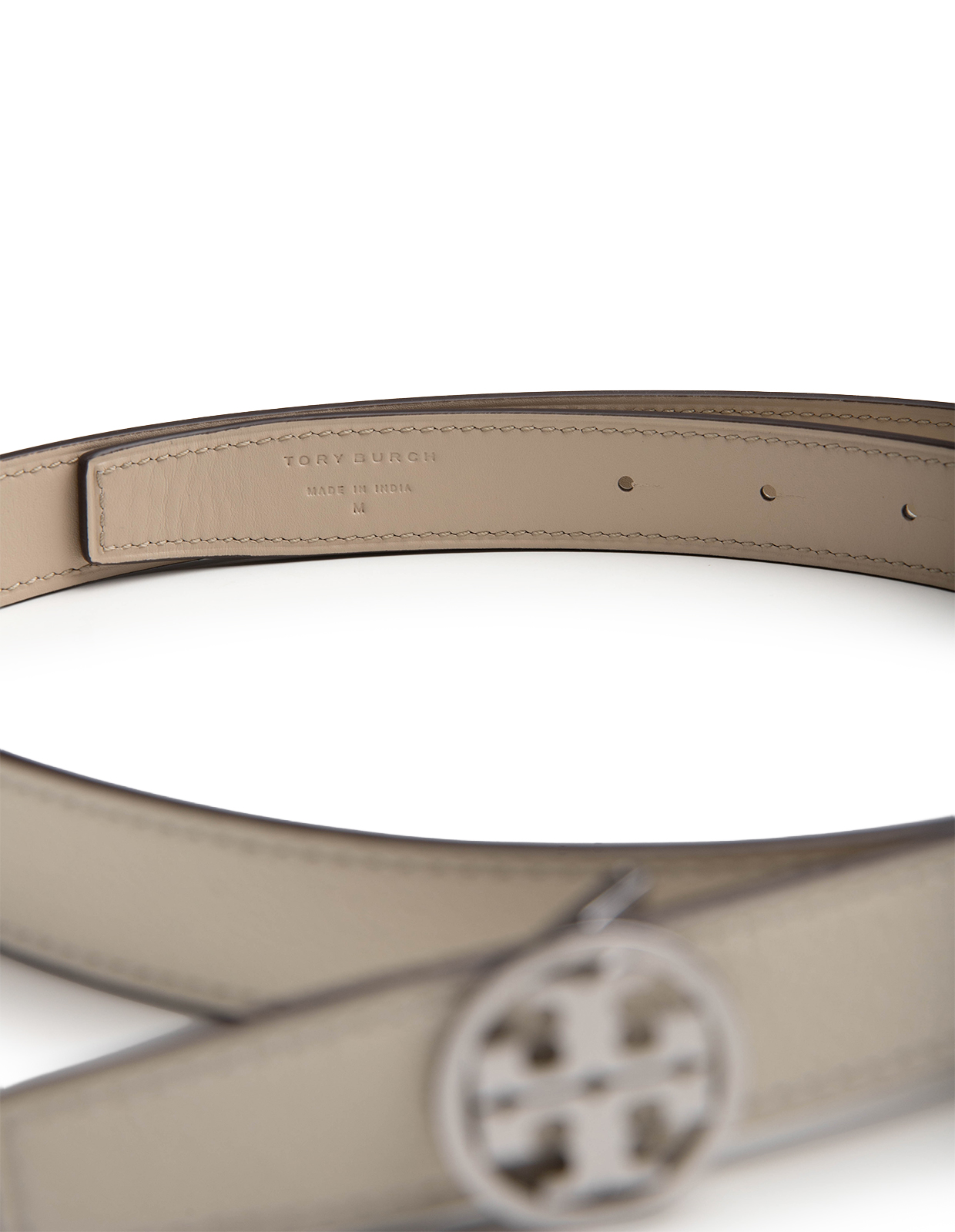 Miller Vändbart Bälte Silver/Vit/Beige