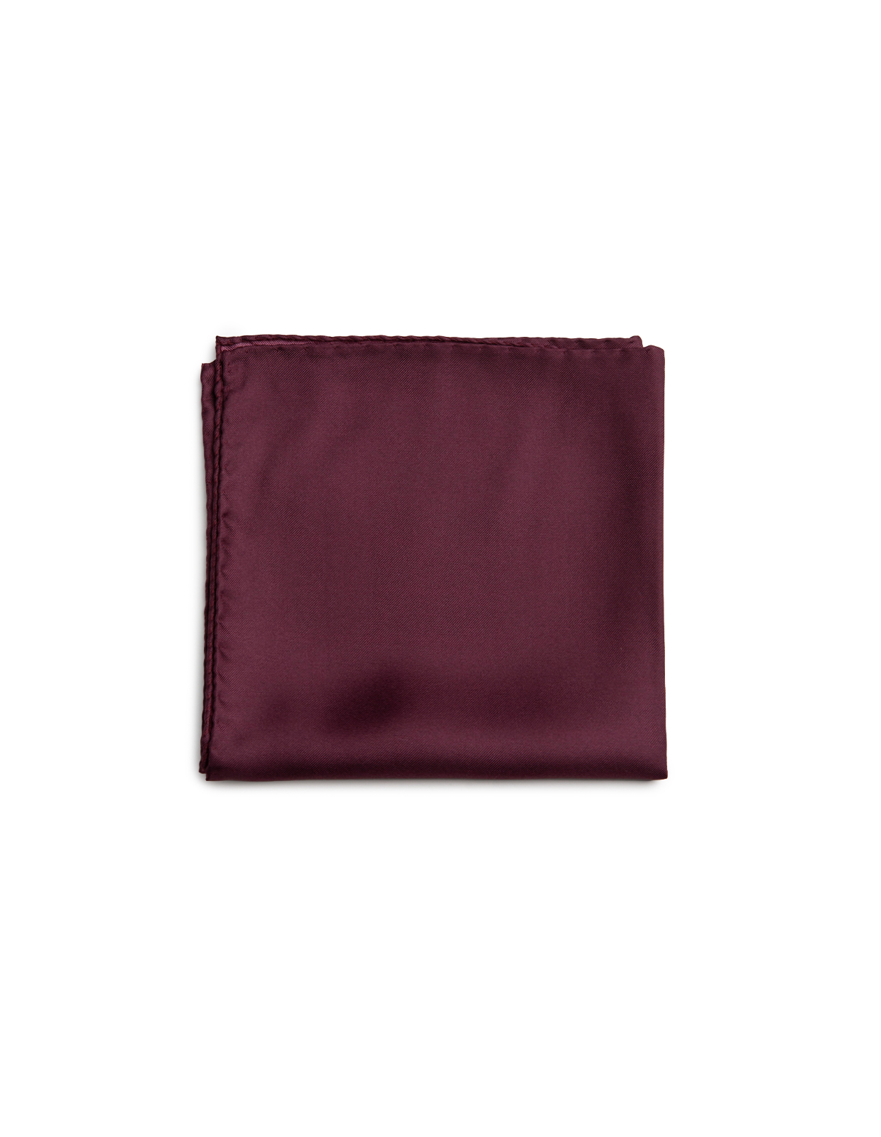 Ficknäsduk Siden Vinröd One Size