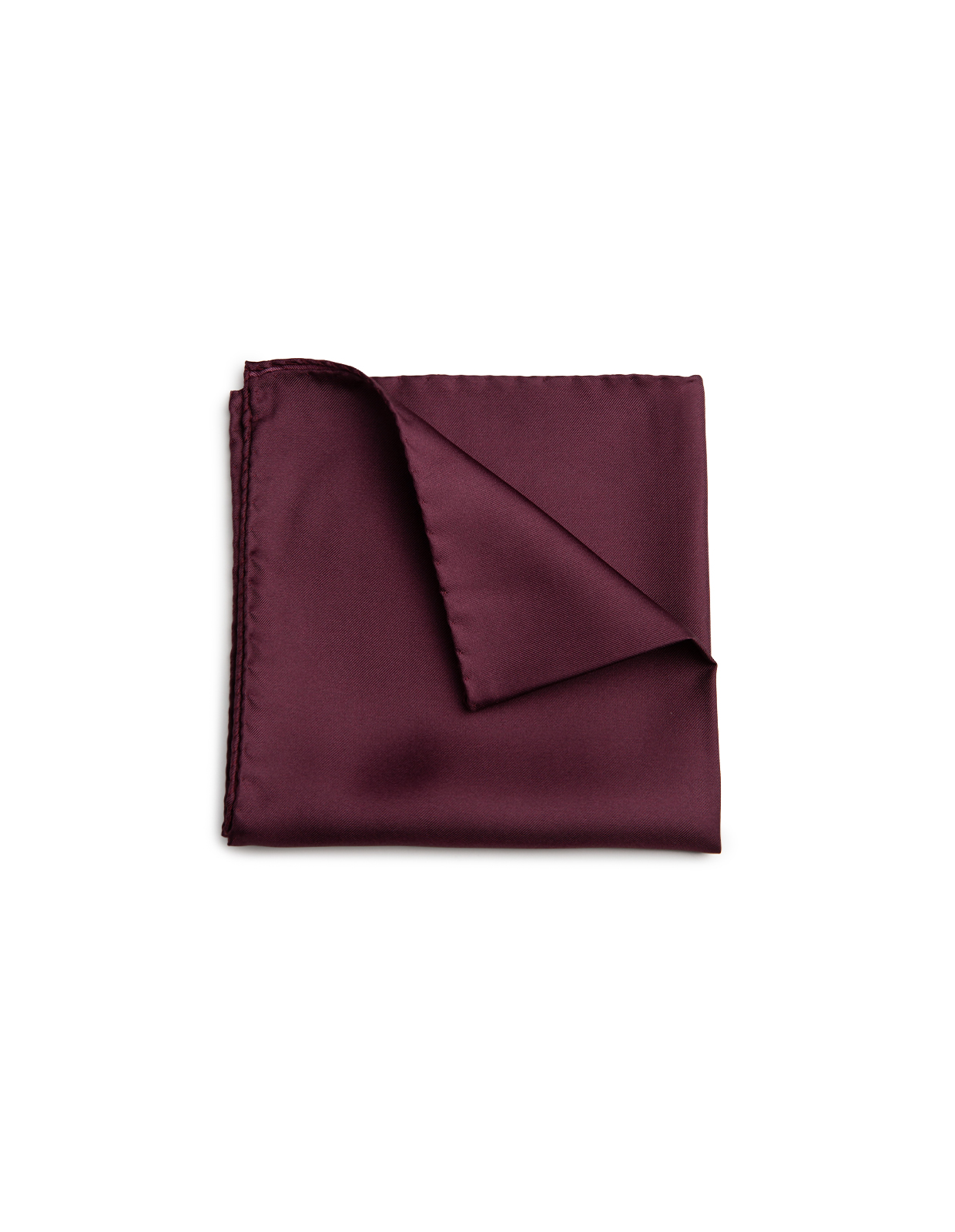 Ficknäsduk Siden Vinröd One Size