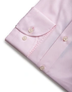 Slim Fit Skjorta Bomull Ljusrosa
