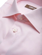 Slim Fit Skjorta Bomull Ljusrosa