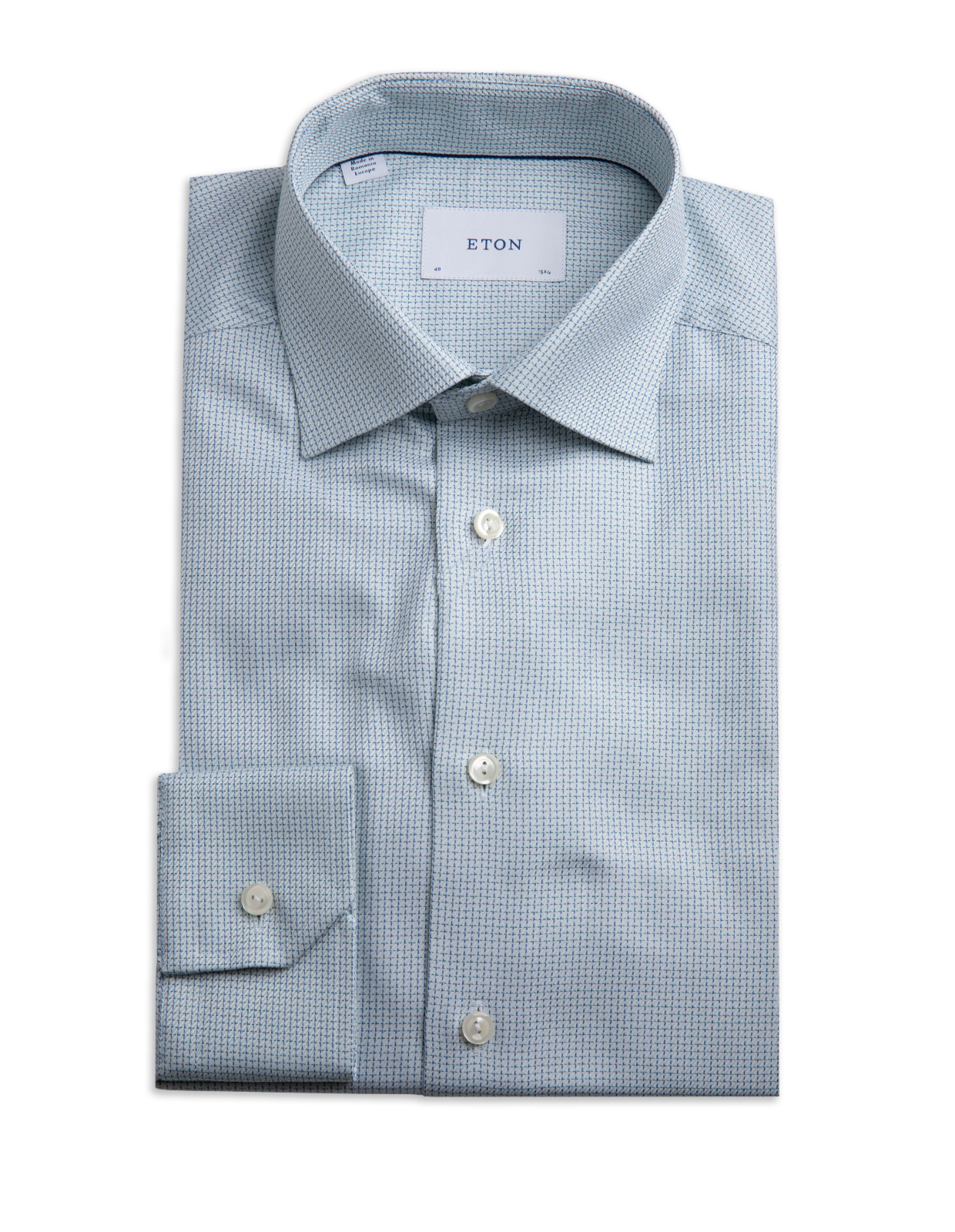 Slim Fit Skjorta Signature Twill Ljusgrön