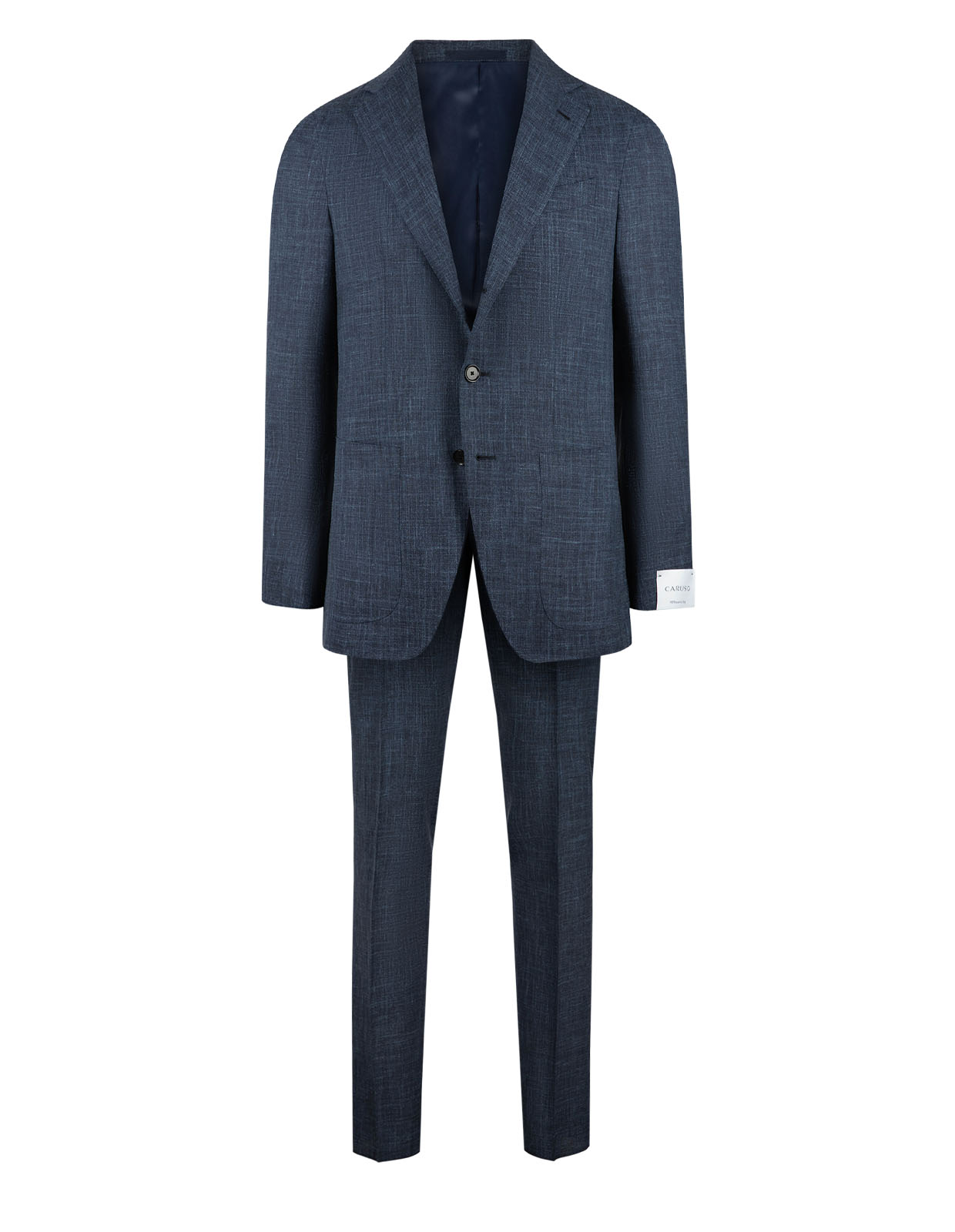 Aida Kostym Loro Piana Ull Siden Marinblå