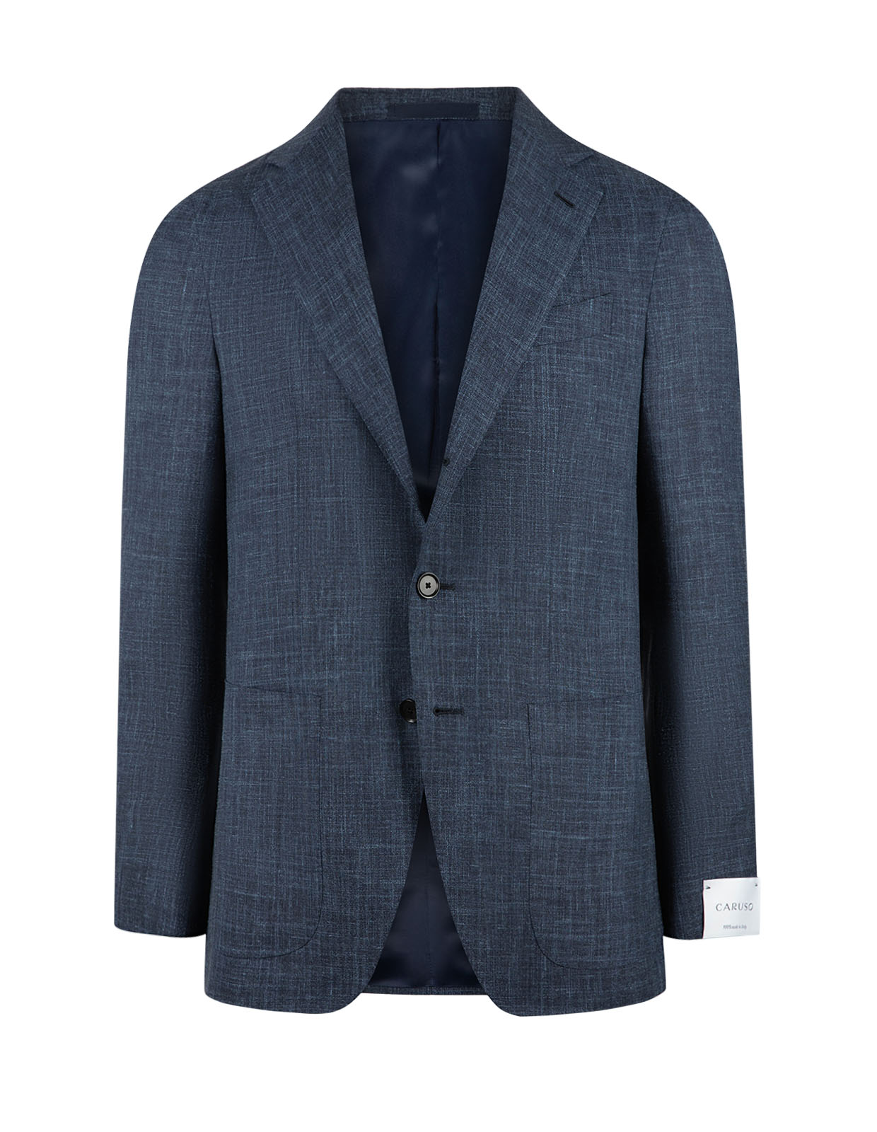 Aida Kostym Loro Piana Ull Siden Marinblå