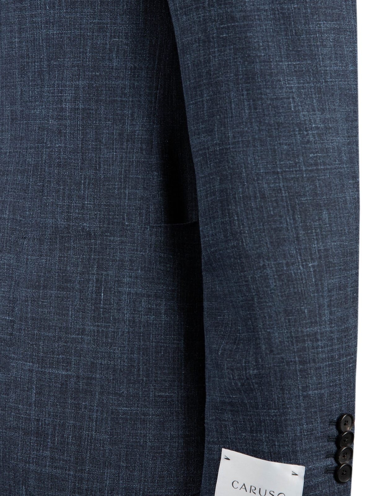 Aida Kostym Loro Piana Ull Siden Marinblå