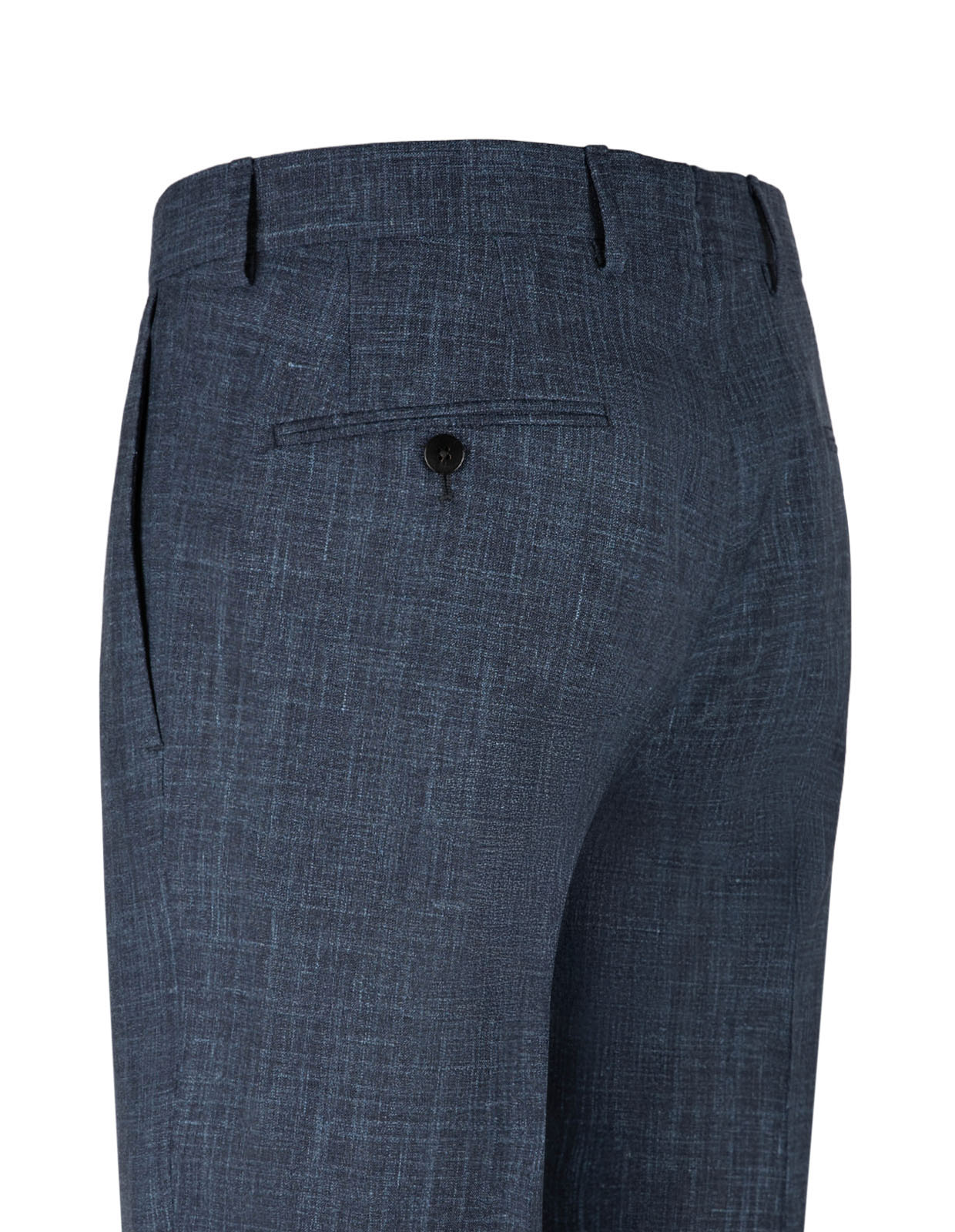 Aida Kostym Loro Piana Ull Siden Marinblå