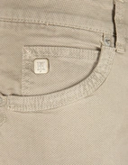 Fiji Print Femficksbyxa Ljusbeige