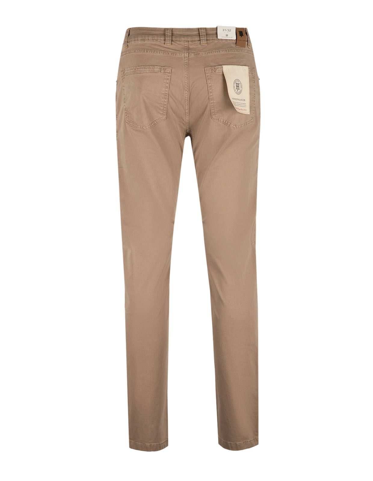 Fiji Print Femficksbyxa Mörkbeige