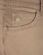 Fiji Print Femficksbyxa Mörkbeige