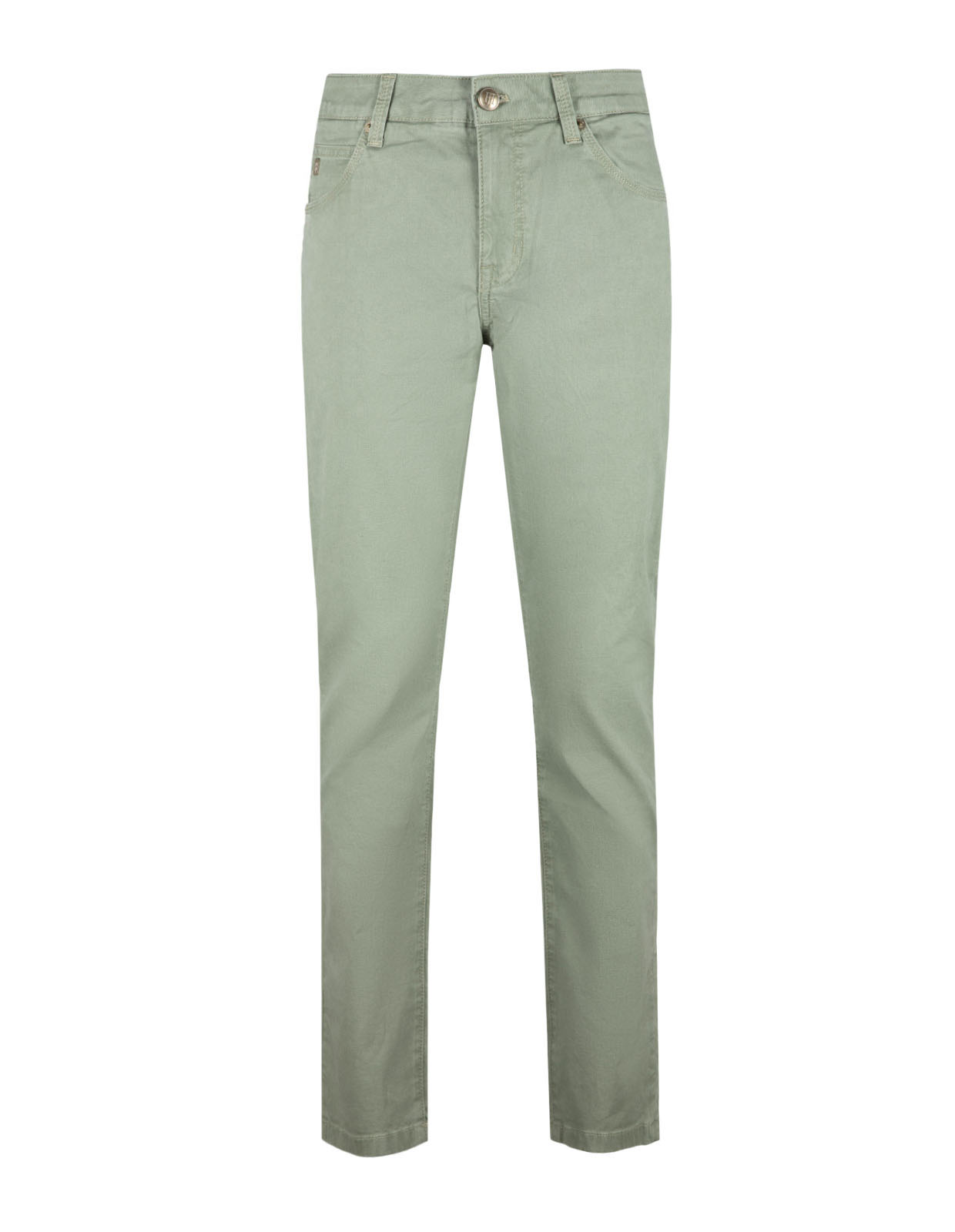 Twill Melange Femficksbyxa Olivgrön 35"32