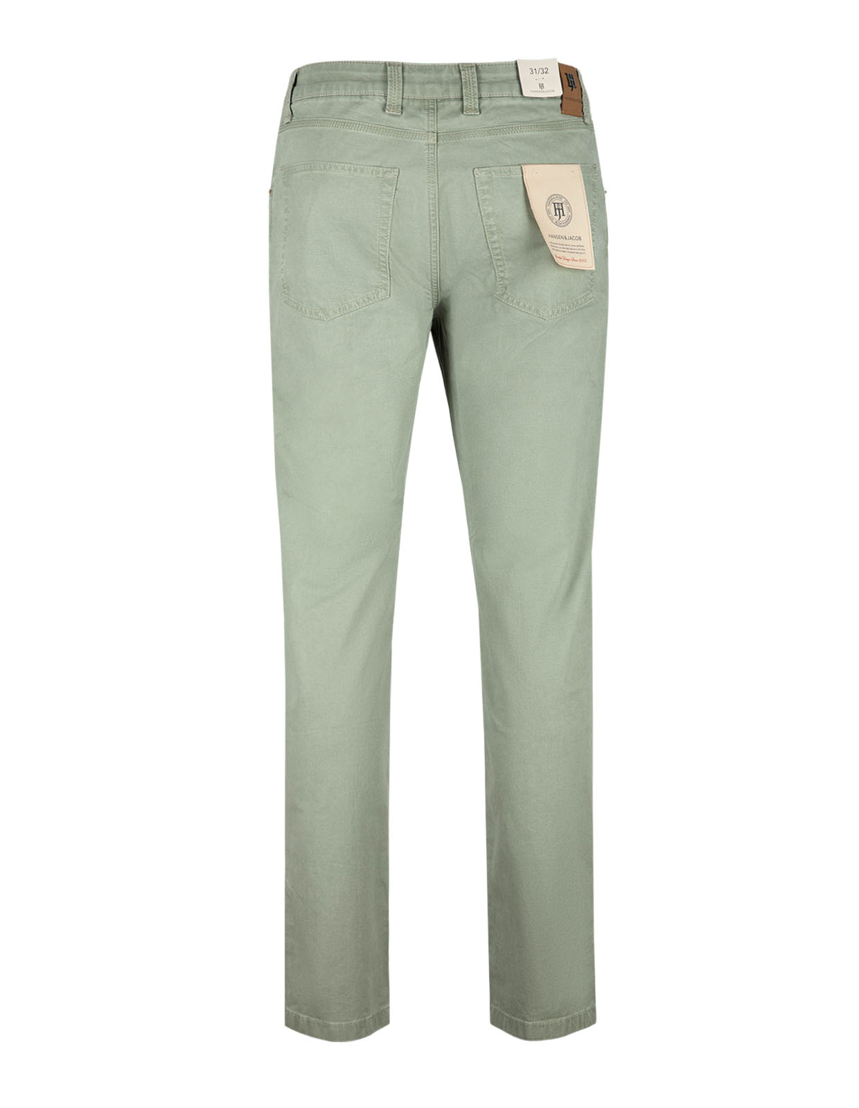 Twill Melange Femficksbyxa Olivgrön 35"32