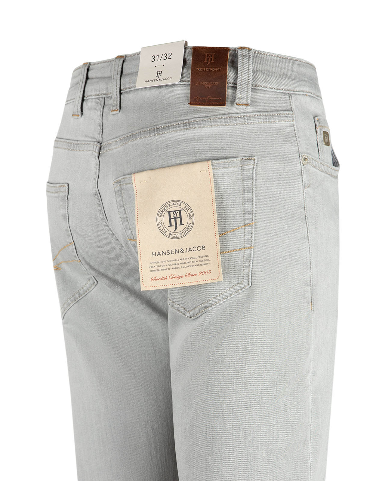 5-Pkt Cape Town Jeans Grå