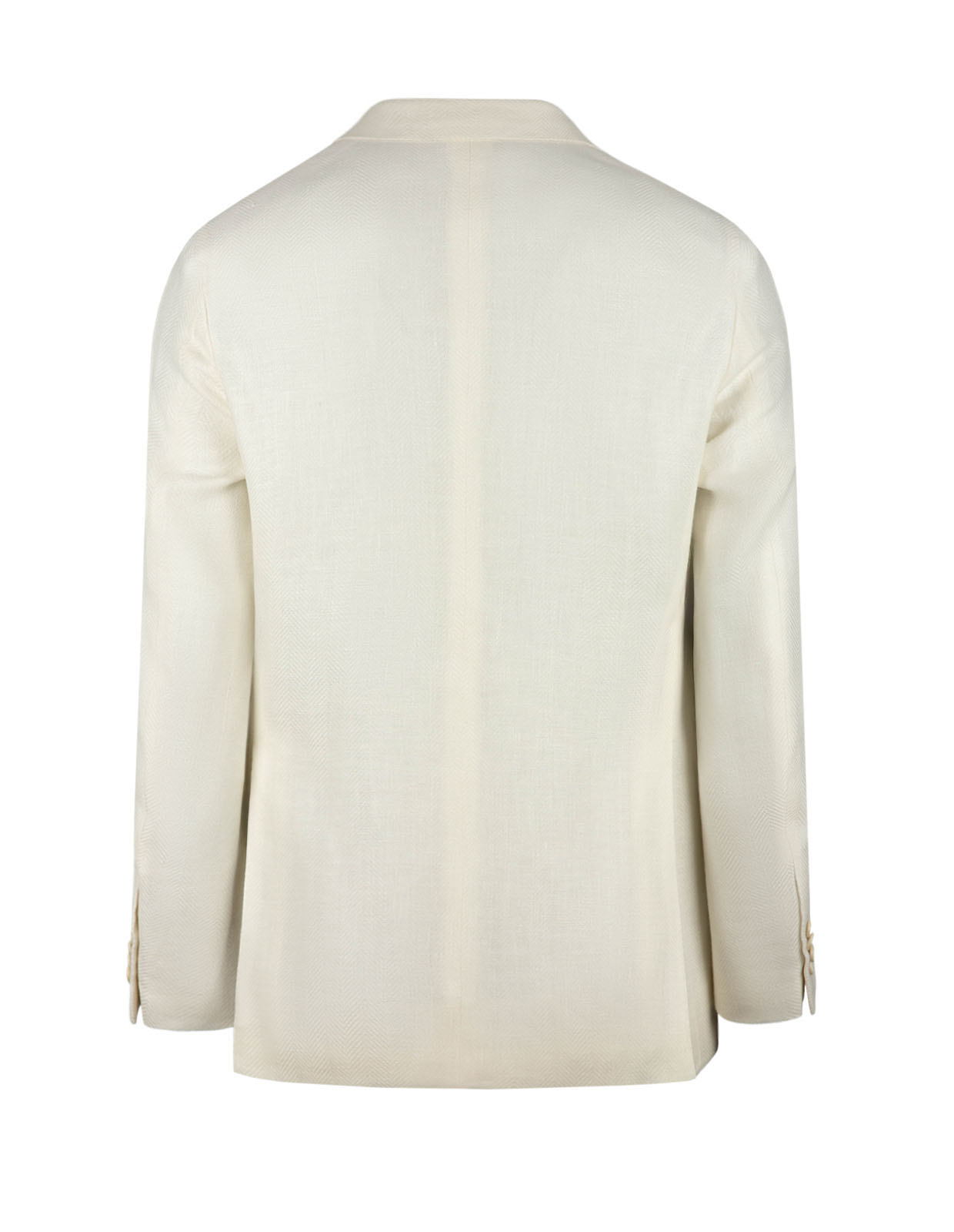 Aida Peak Kavaj Linne Ull Fiskben Vit