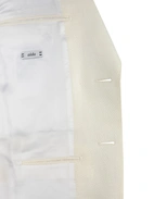 Aida Peak Kavaj Linne Ull Fiskben Vit