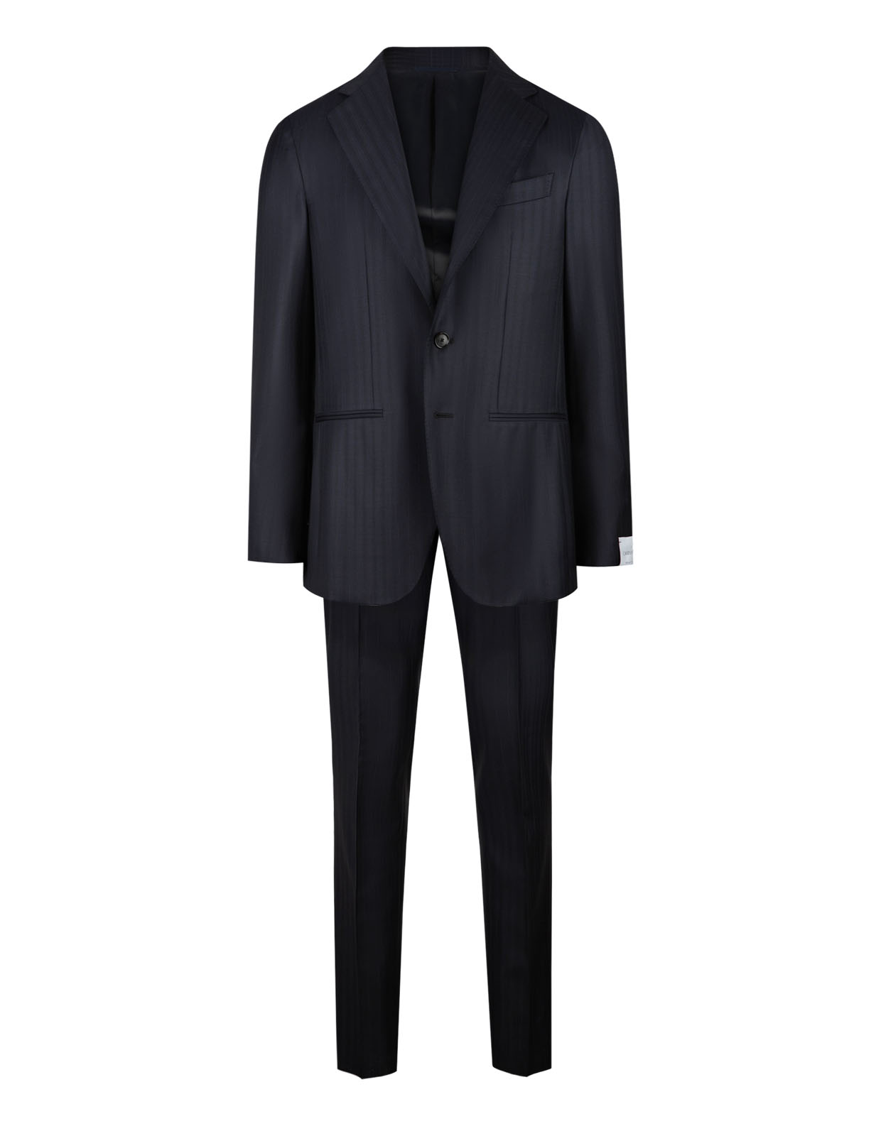 Aida Kostym Ull Kritstrecksrandig Marinblå