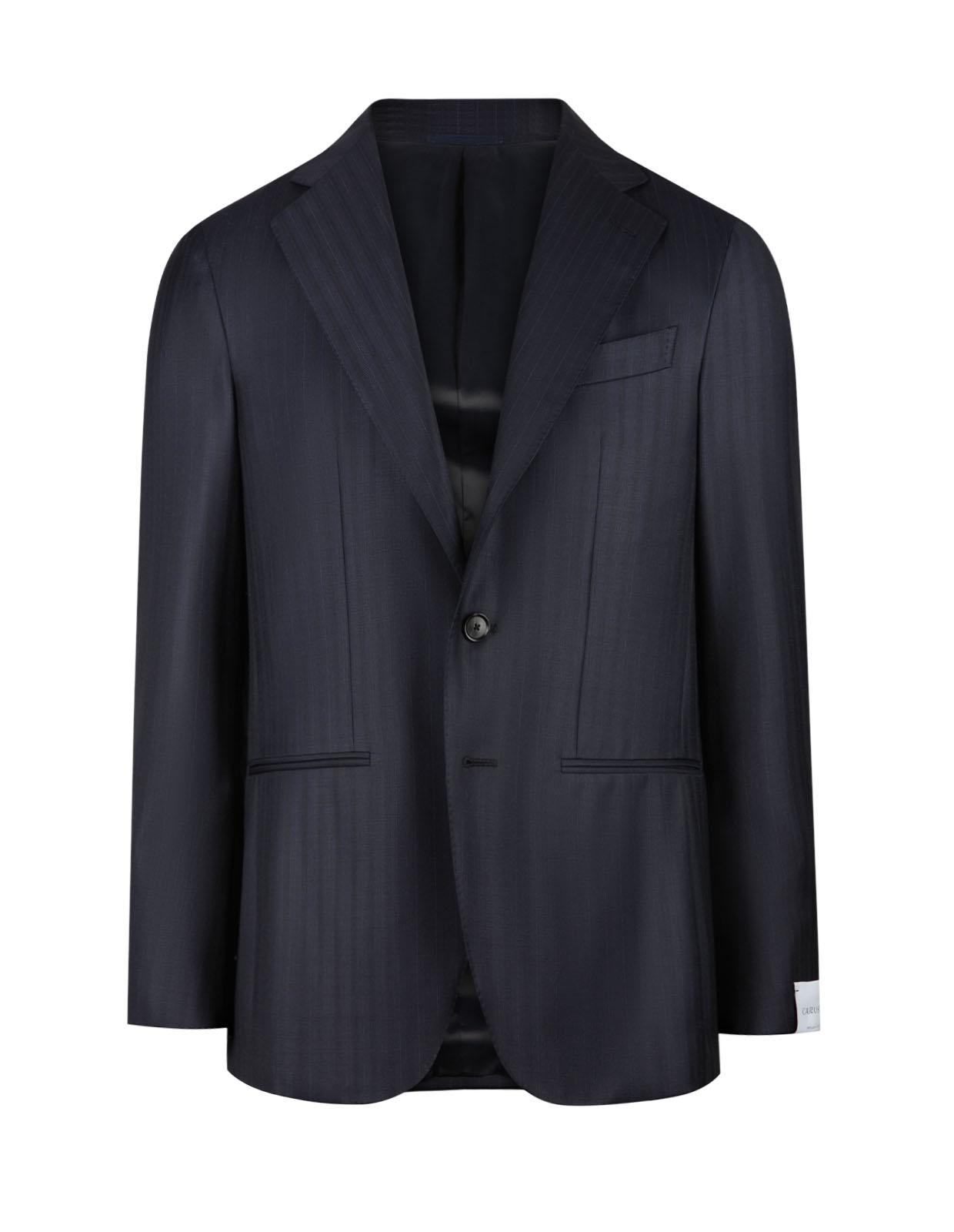 Aida Kostym Ull Kritstrecksrandig Marinblå