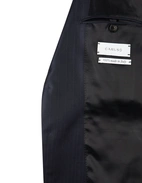 Aida Kostym Ull Kritstrecksrandig Marinblå