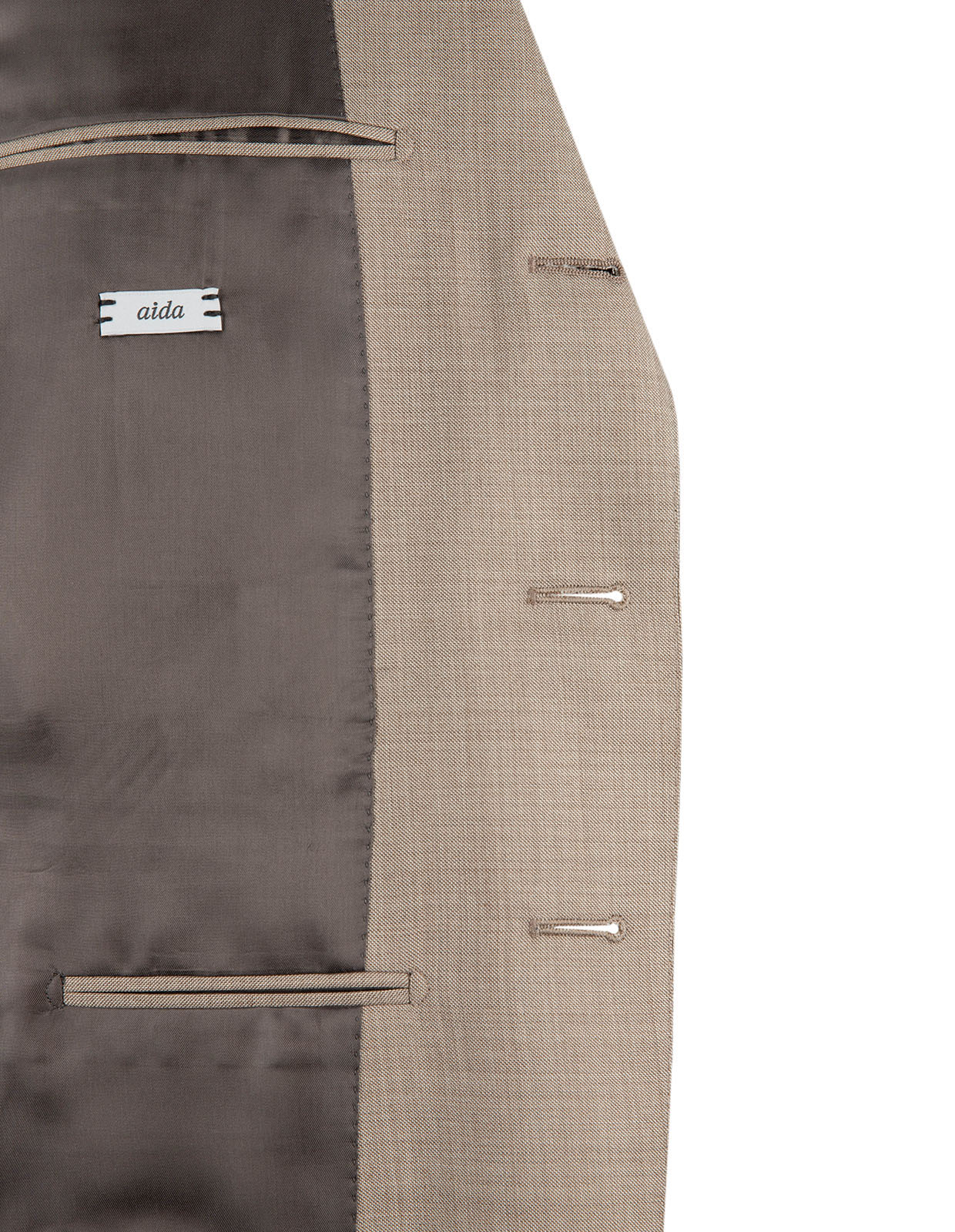 Aida Kostym Ull Beige