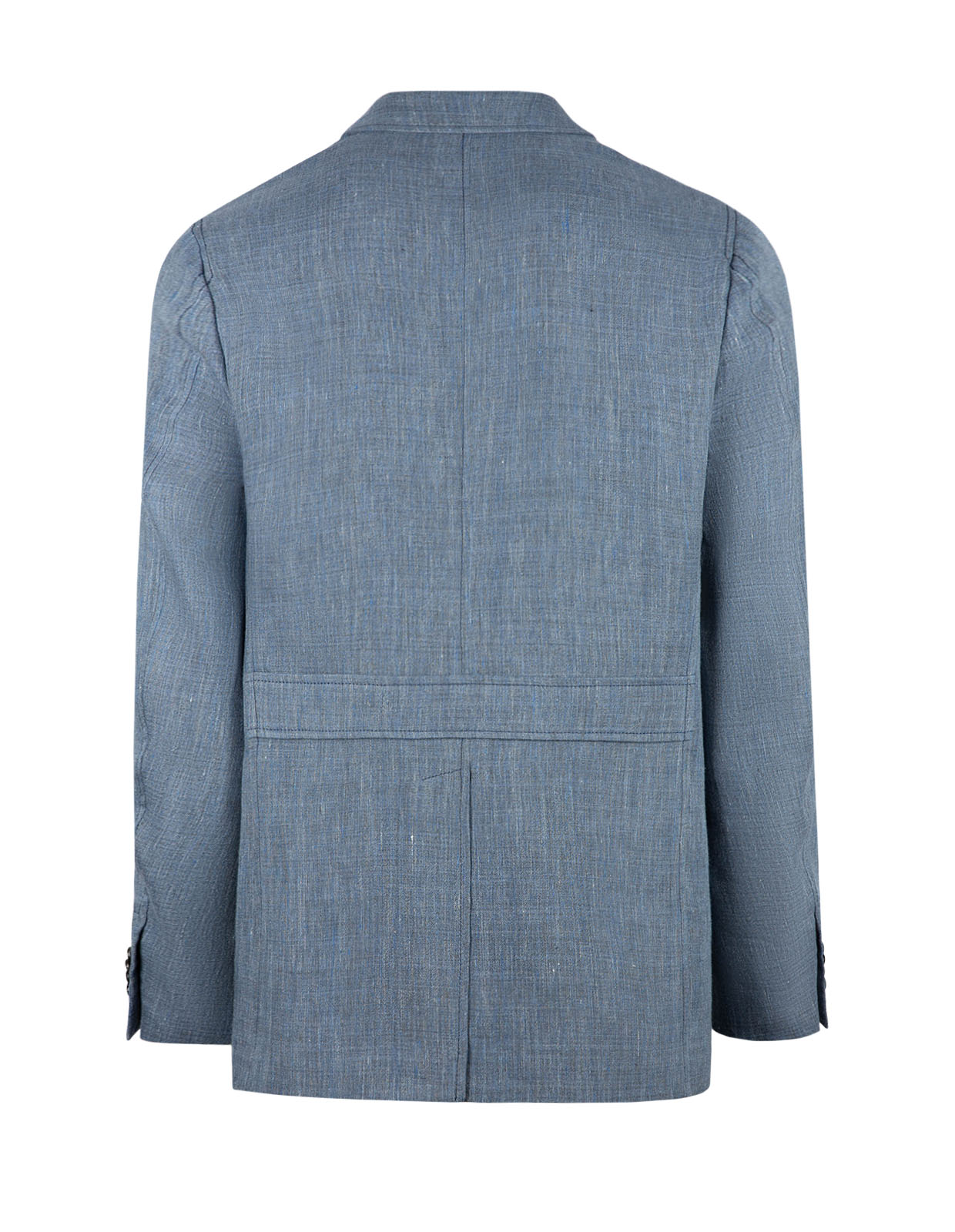 Saba Safari Jacket Linne Ull Blå