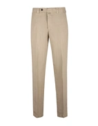 Negroni Wide-Fit Byxa Bomullsstretch Beige