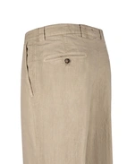 Negroni Wide-Fit Byxa Bomullsstretch Beige