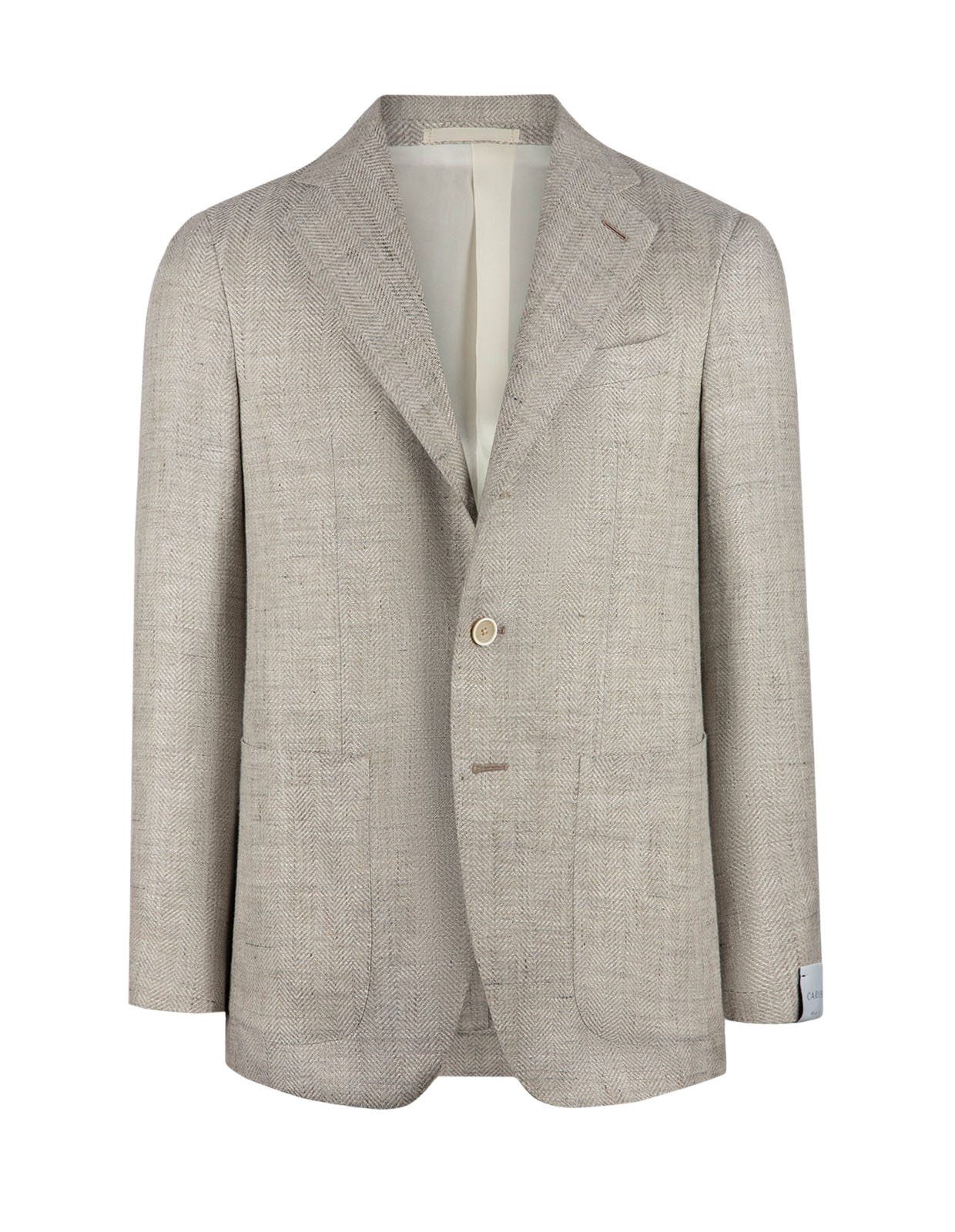 Kavaj Aida Peak L 509994 Linen Herringbone 0570 Light Beige