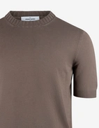 T-Shirt Stickad Gråbeige