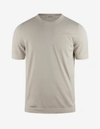 T-shirt Finstickad Bomull Benvit