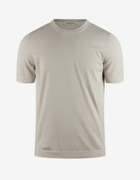 T-shirt Finstickad Bomull Benvit