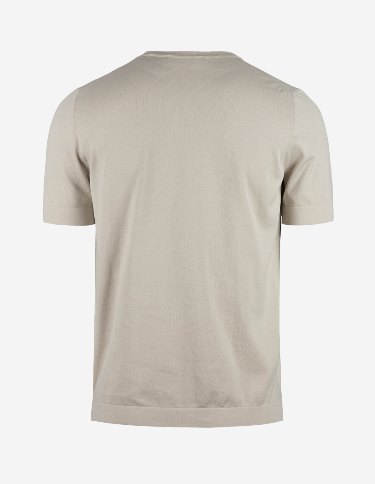 T-shirt Finstickad Bomull Benvit