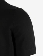 T-shirt Finstickad Bomull Svart