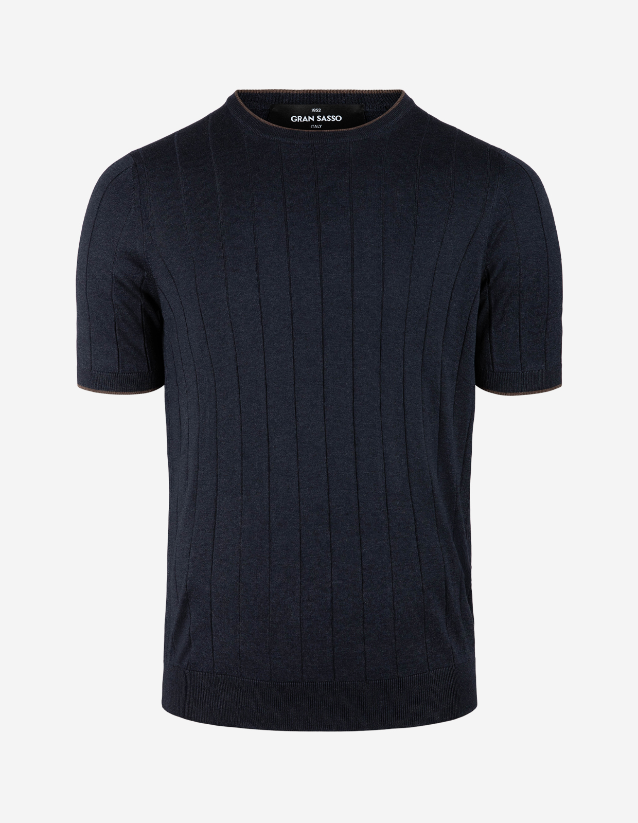 T-shirt Siden Marinblå