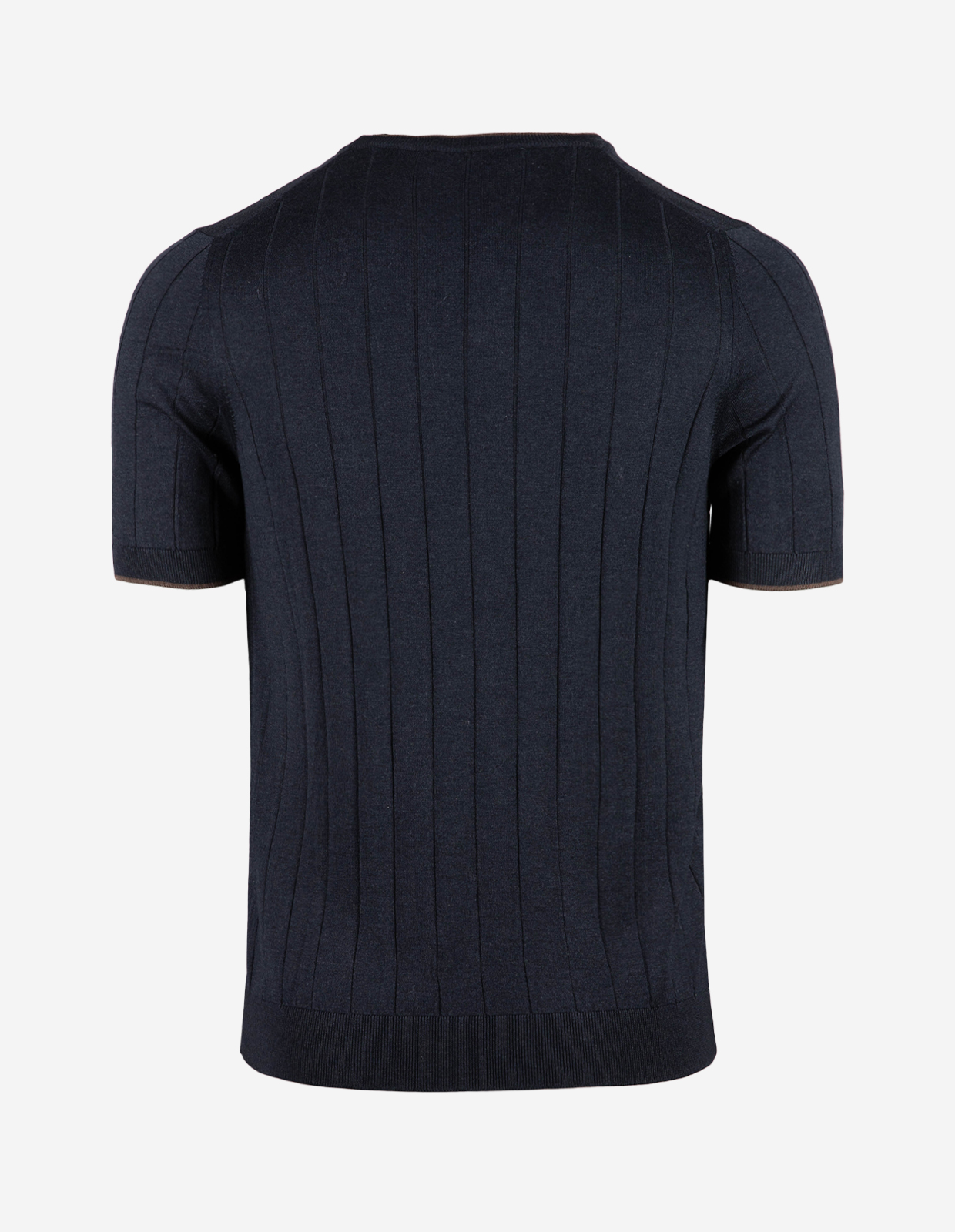 T-shirt Siden Marinblå