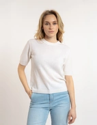 Signe T-shirt Ull/Cashmere Benvit