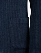 Jerseykavaj Linne Bomull Denimblå