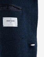 Jerseykavaj Linne Bomull Denimblå