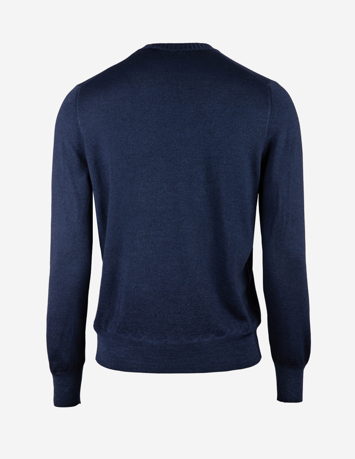 Tröja Rundhals Vintage S Merino Marinblå