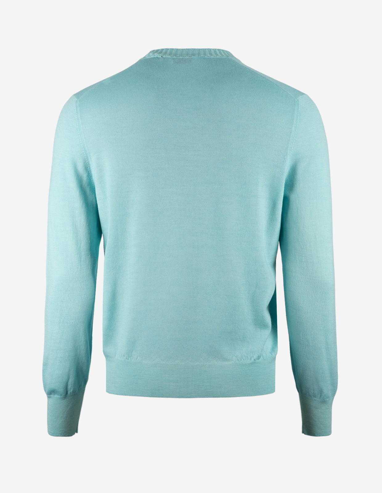 Tröja Rundhals Vintage S Merino Turkos