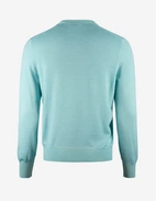 Tröja Rundhals Vintage S Merino Turkos