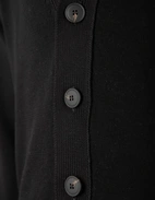 Cardigan Retro Bomull Svart